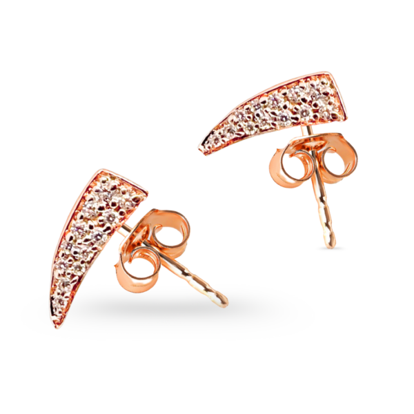 rose gold earrings