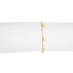 Plated bracelet with colorful bird charms, perfect for children and teens. Elegant and playful jewel.