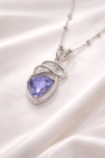 Tanzanite Gemstone Necklace (Blue) - Image 2