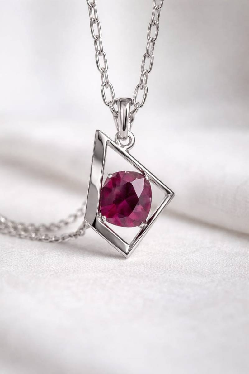 IMG-20251224-WA0016-1.jpg Ruby Precious Gemstone Pendant with Chain - Image 1