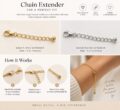 How to use a necklace and bracelet chain extender